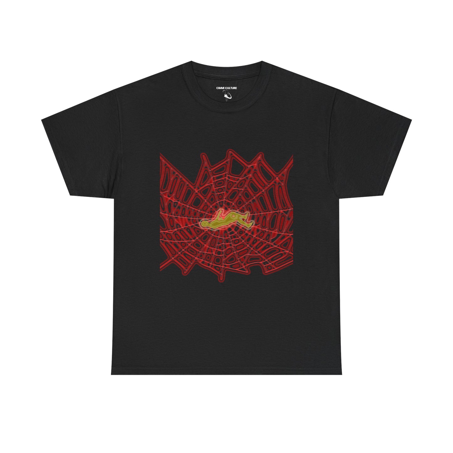 stuck in the web graphic tee
