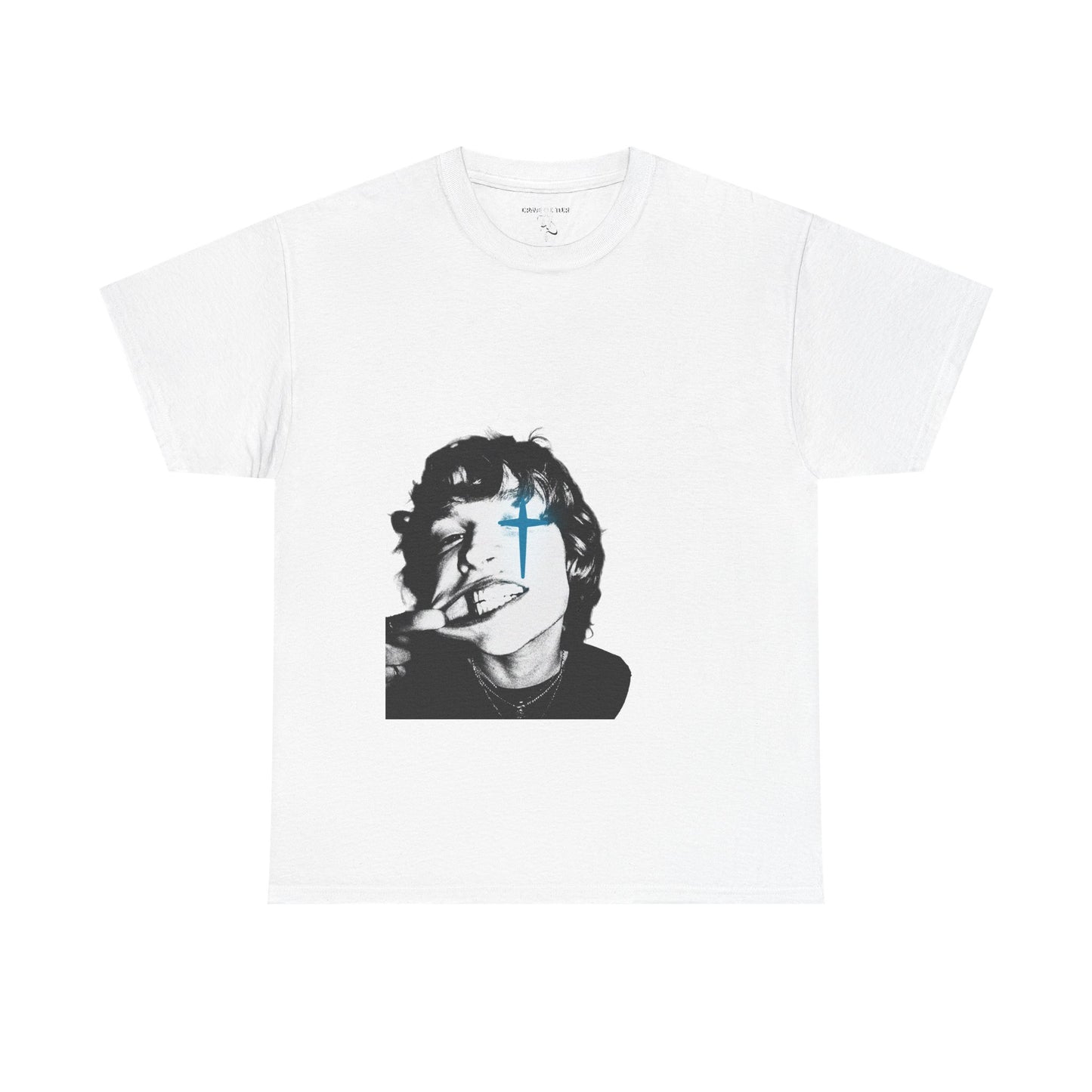 "bleed blue" graphic tee