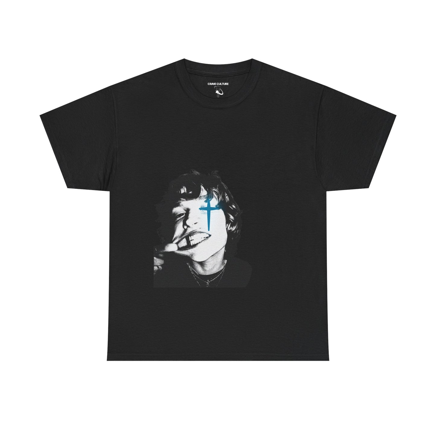 "bleed blue" graphic tee