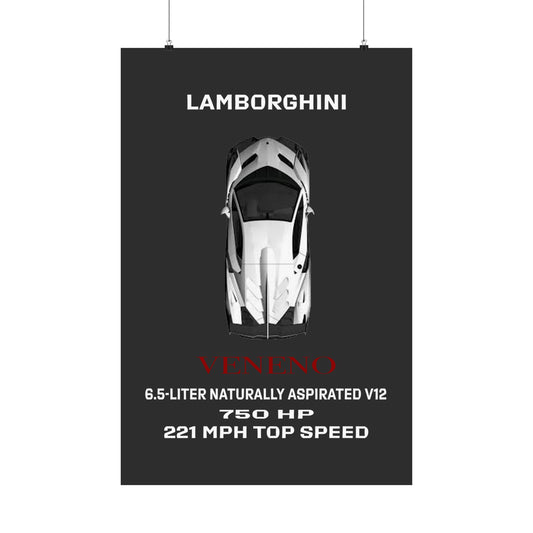 Lamborghini Veneno poster