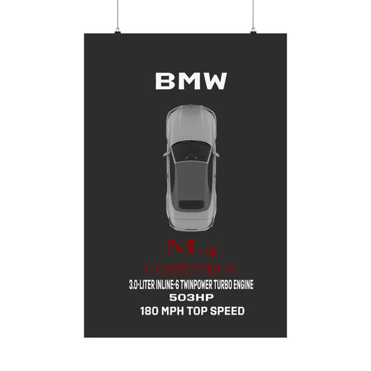 BMW M4 Competition poster