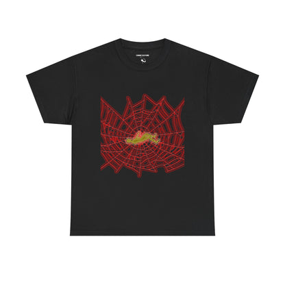 stuck in the web graphic tee