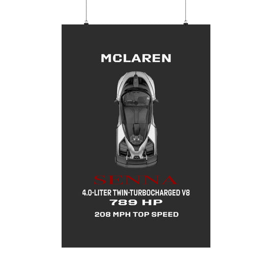 Mclaren Senna poster