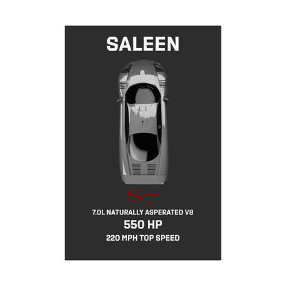 Saleen s7 poster